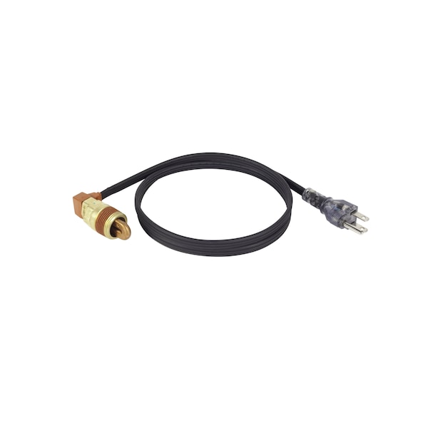 Lit Plug Version Of 3100002 Engine Heater, 400W 120V, 1/2in. Npt Plug, Brass AdapterFord, Jaguar, Mazda